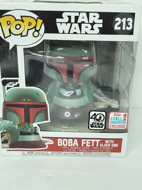 Funko Pop! Deluxe: Star Wars Boba Fett with Slave One # 213 Shared Con Exclusive